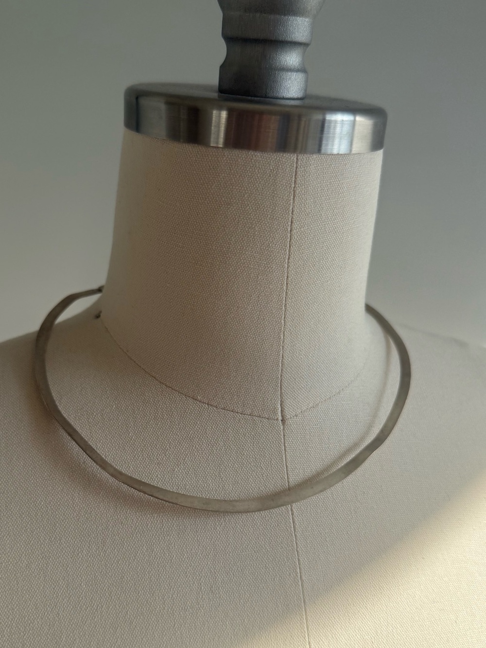 LOPSIDED 925 solid sterling collar necklace vintage